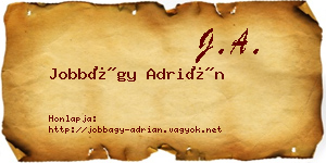 Jobbágy Adrián névjegykártya